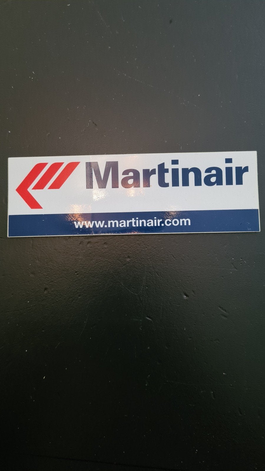 Martinair sticker - Vintage luchtvaart memorabilia, Ophalen of Verzenden, Zo goed als nieuw, Overige typen