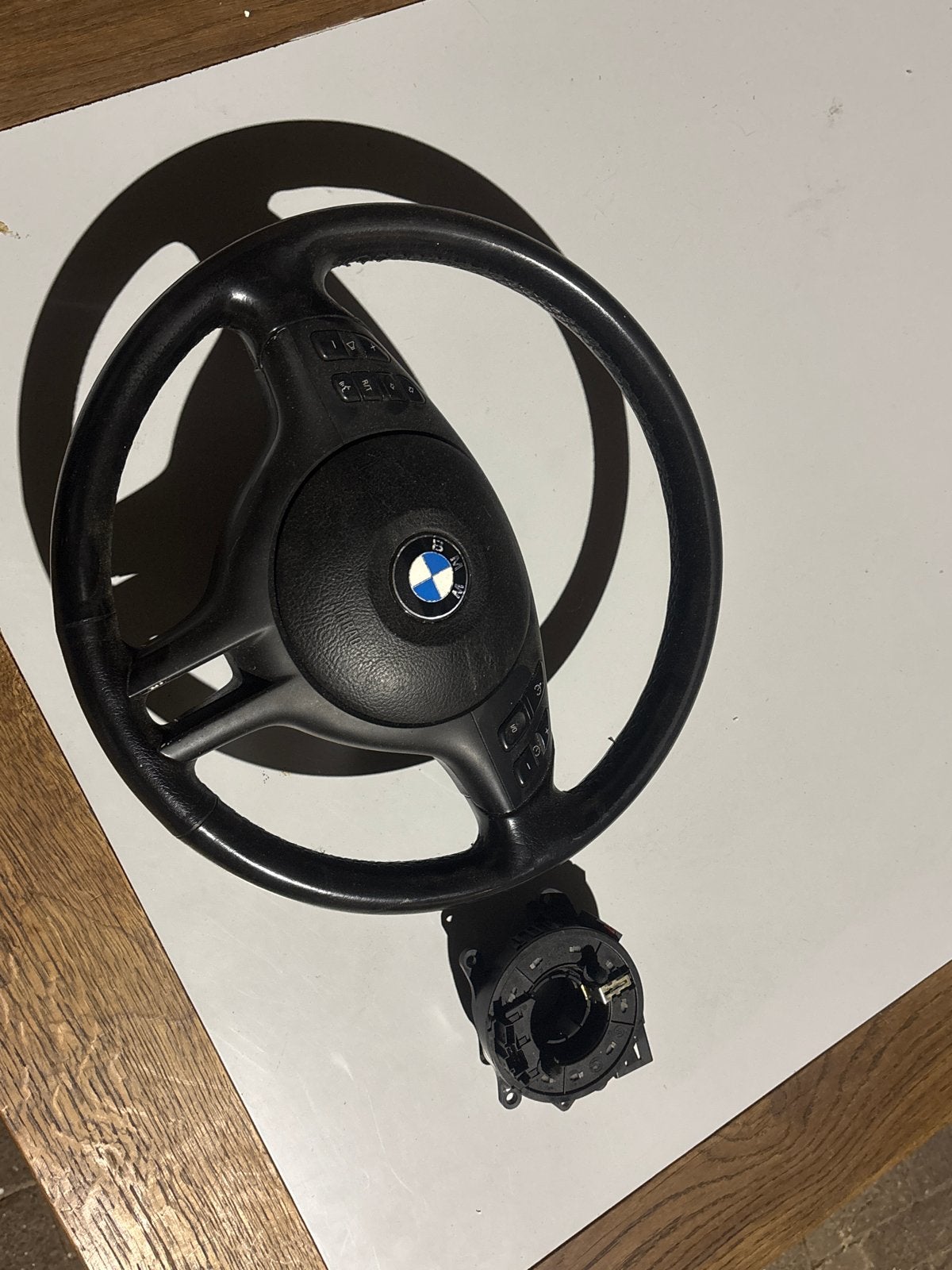 BMW e46 sportstuur met Airbag en Sleepring, Auto-onderdelen, Ophalen, Gebruikt, BMW