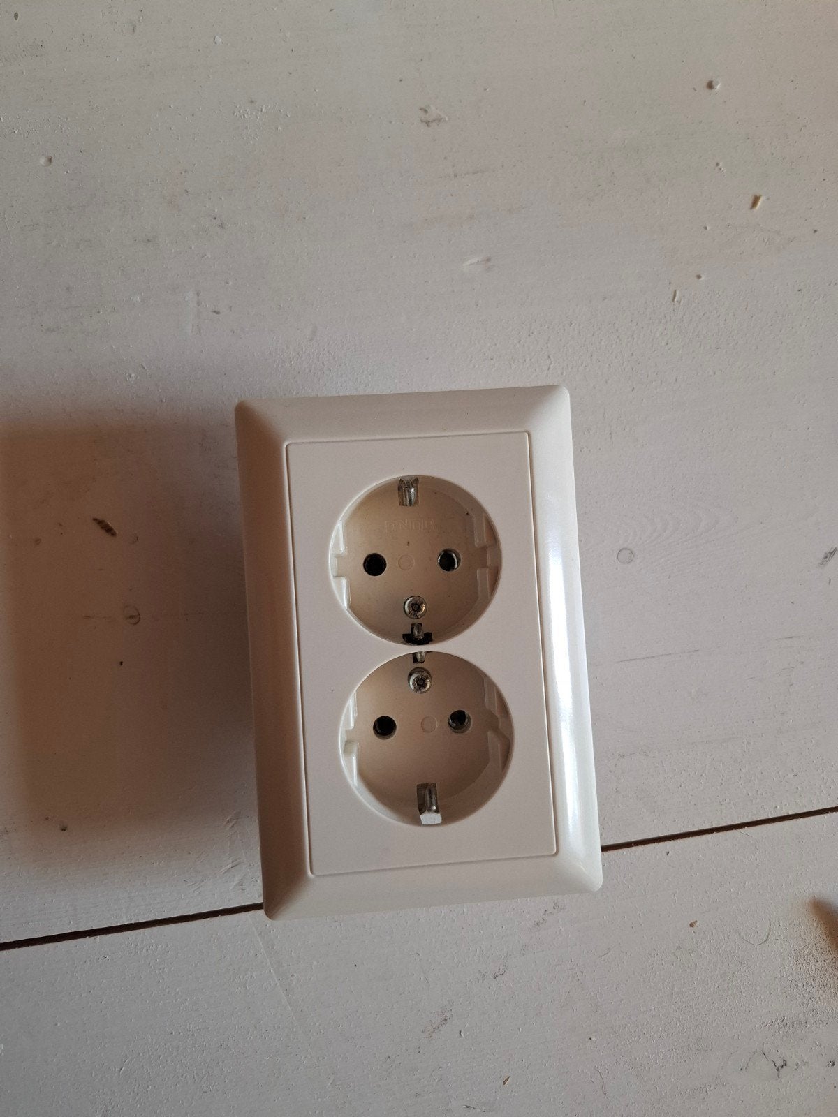 Dubbel stopcontact inbouw incl montageplaat, Ophalen, Stopcontact