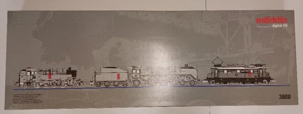 Marklin H0 3600 - Dig Set met 2 Stoomlocs en 1 E-loc in ovp, Hobby en Vrije tijd, Wisselstroom, Locomotief, Nieuw, Ophalen of Verzenden