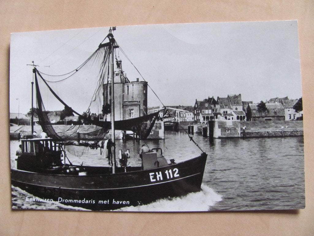 Enkhuizen, de kotter EH 112, Ophalen of Verzenden, 1940 tot 1960, Noord-Holland