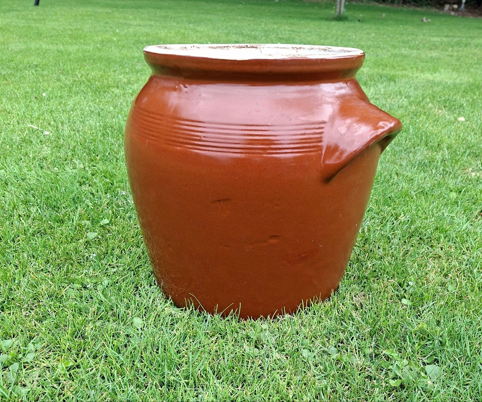 Prachtige vintage zuurkoolpot met handvatten, Ophalen