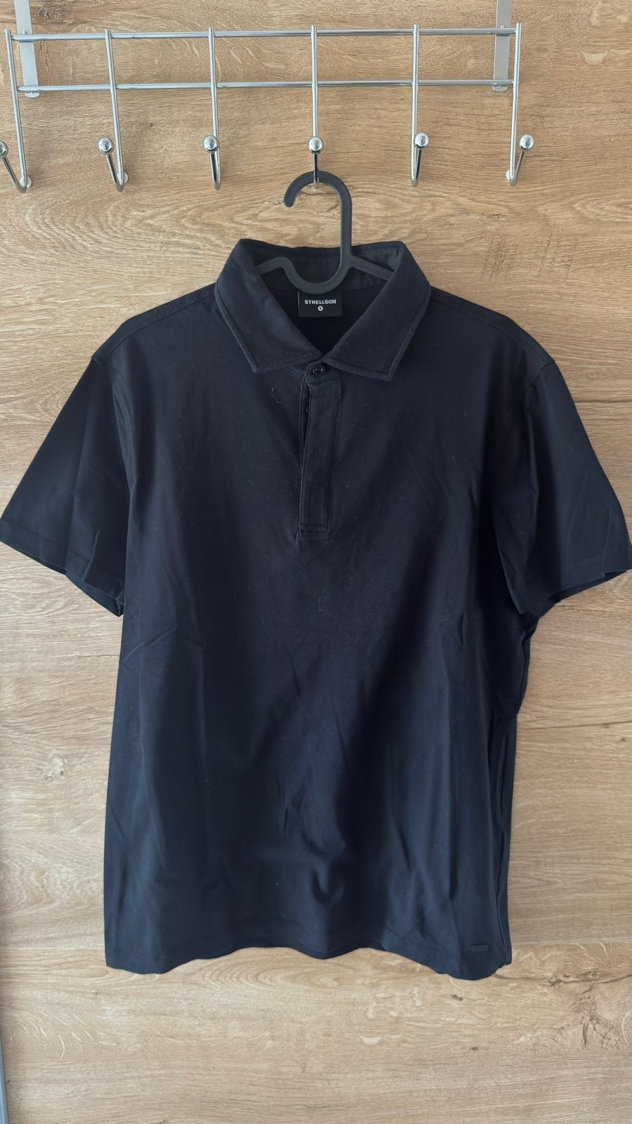 Strellson poloshirt - Zwart - Maat S, Ophalen of Verzenden, Zo goed als nieuw, Maat 46 (S) of kleiner, Zwart