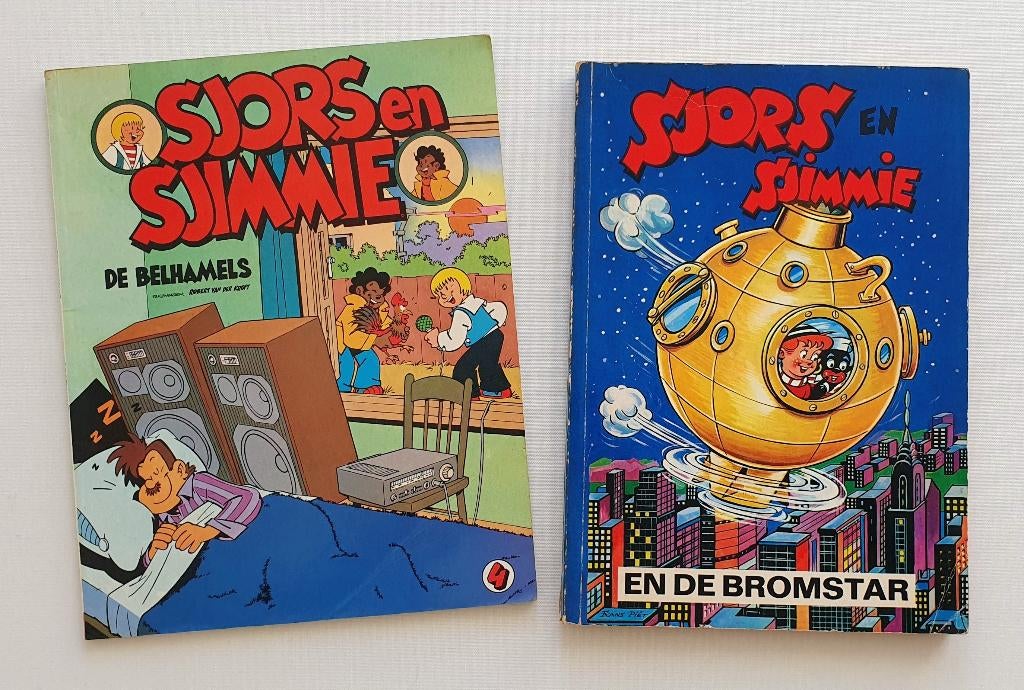 Sjors en Sjimmie stripalbums, Boeken, Gelezen, Ophalen of Verzenden, Frans Piët, Meerdere stripboeken