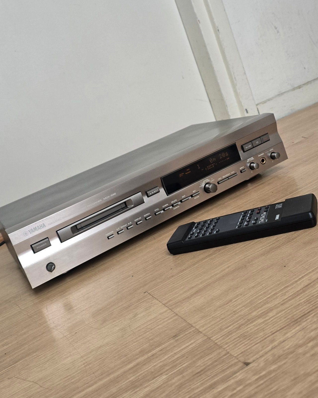 Yamaha MDX-595 Minidisc Recorder met afstandsbediening, Ophalen of Verzenden