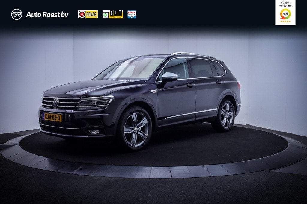 Volkswagen Tiguan Allspace 2.0 TSI 220Pk 4Motion HIGHLINE FU, Auto's, Volkswagen, Gebruikt, Zwart, 4 cilinders, 1984 cc