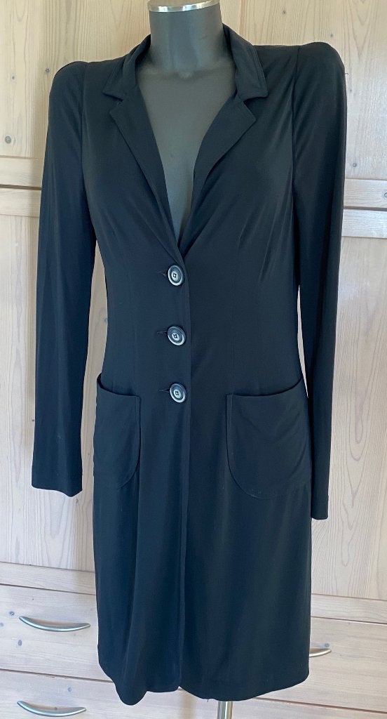 Zwart jasje/blazer met kleine schoudervullingen, maat 40, Maat 38/40 (M), Ophalen of Verzenden, Zo goed als nieuw, Jasje