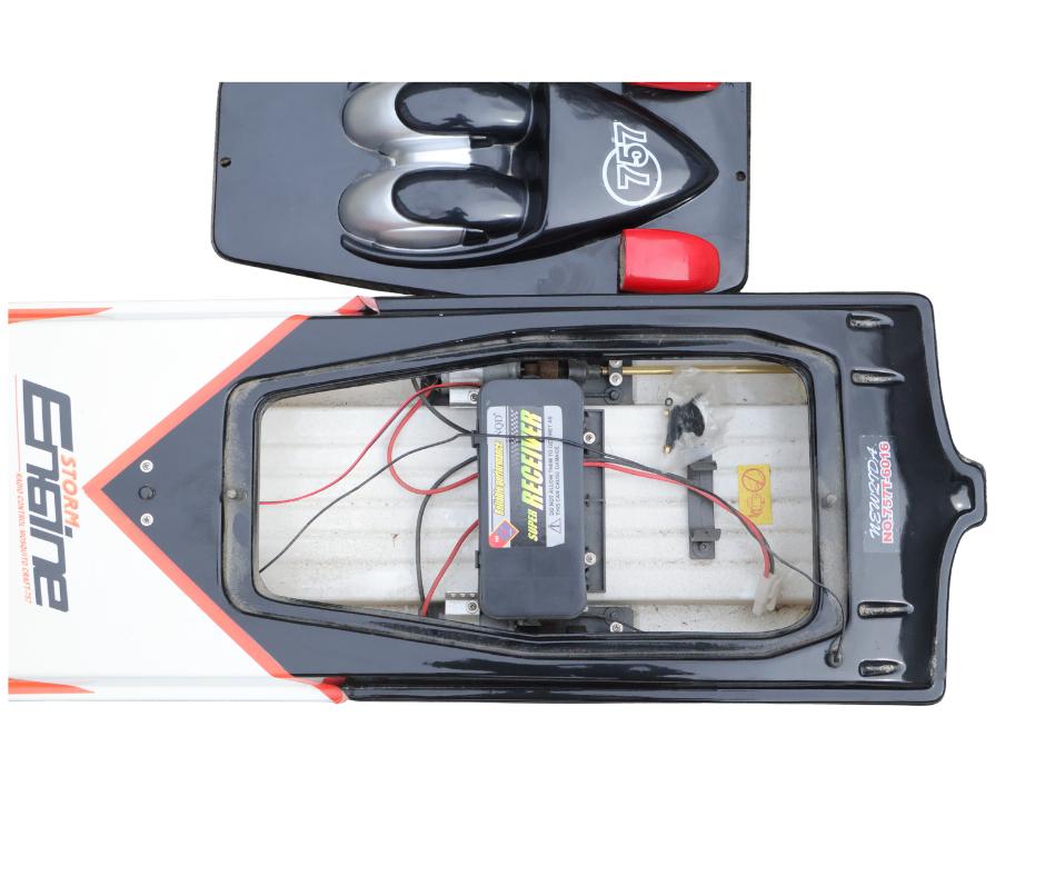 NQD Storm engine PX-16 757 rc boot, Hobby en Vrije tijd, Modelbouw | Boten en Schepen, Ophalen of Verzenden, Gebruikt