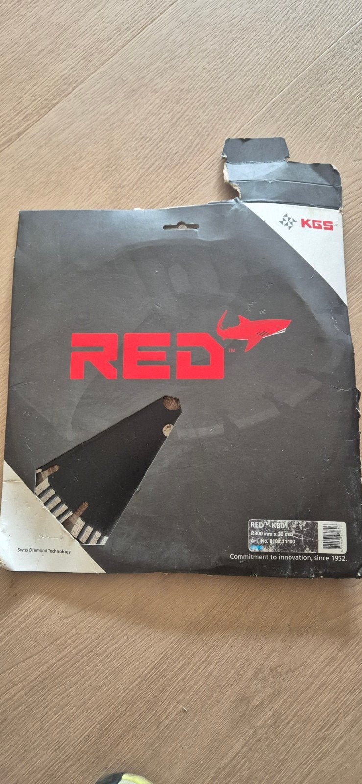 KGS RED K801 Diamantzaagblad Ø300mm x 20mm, Cirkelzaag, 70 mm of meer, Nieuw, Ophalen of Verzenden