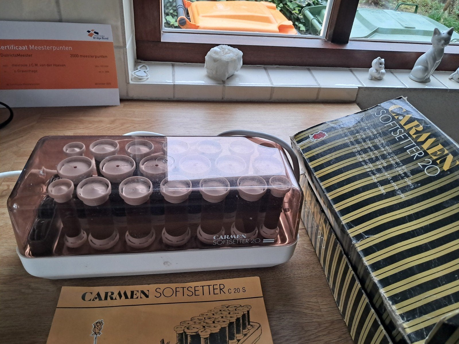 Carmen krullenset Softsetter 20 - weinig gebruikt, Ophalen of Verzenden, Zo goed als nieuw, Haarverzorging