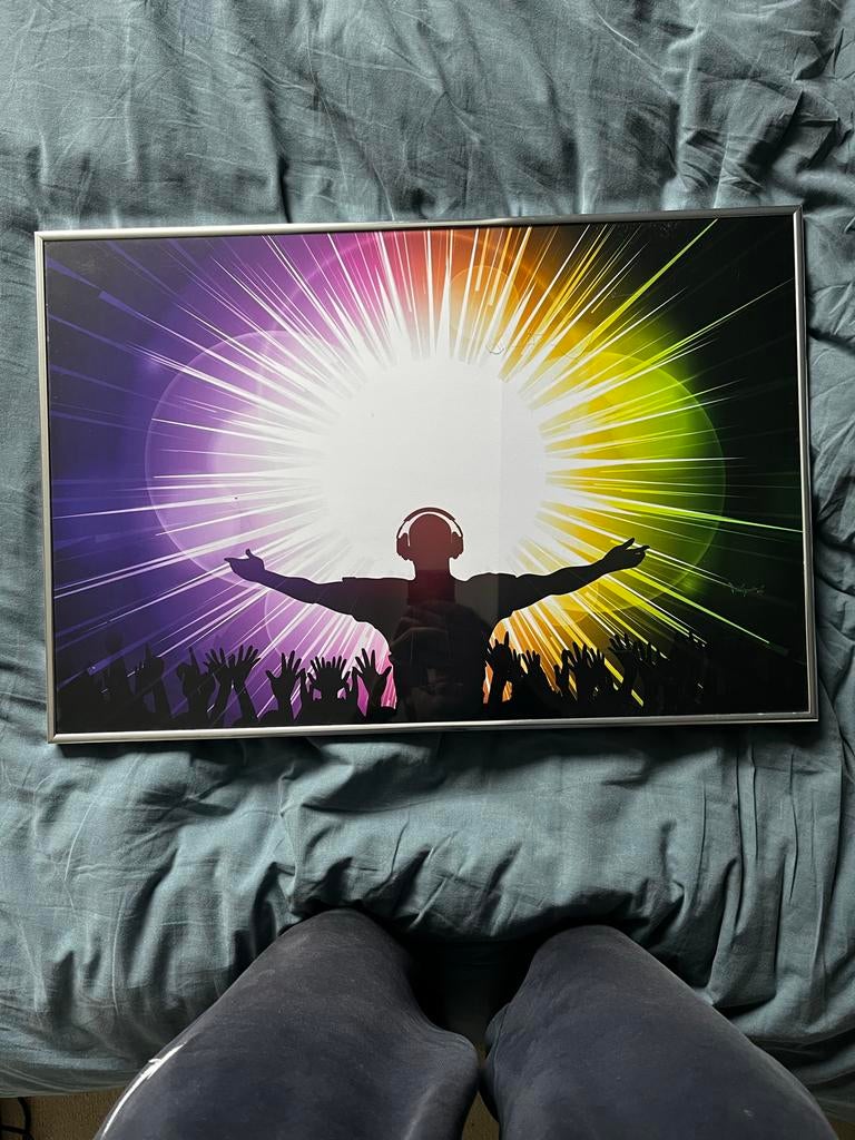 Poster met lijst, Ophalen, Gebruikt, Foto of Poster