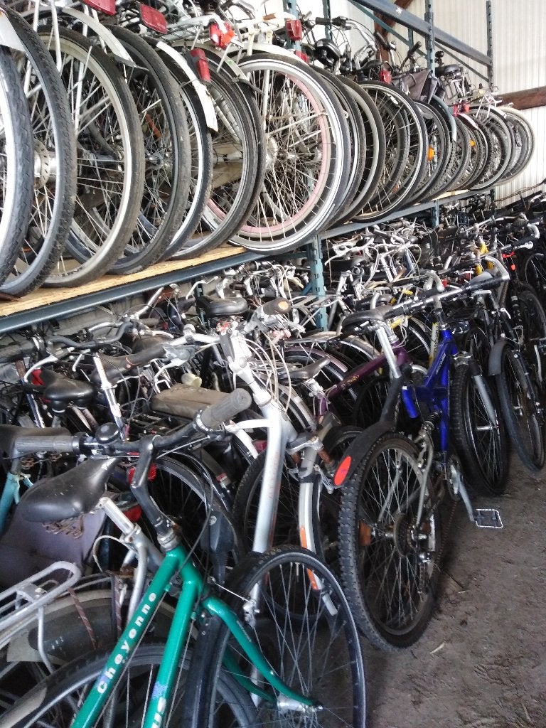 partij export fietsen, Ophalen, Gebruikt, Aluminium, Giant
