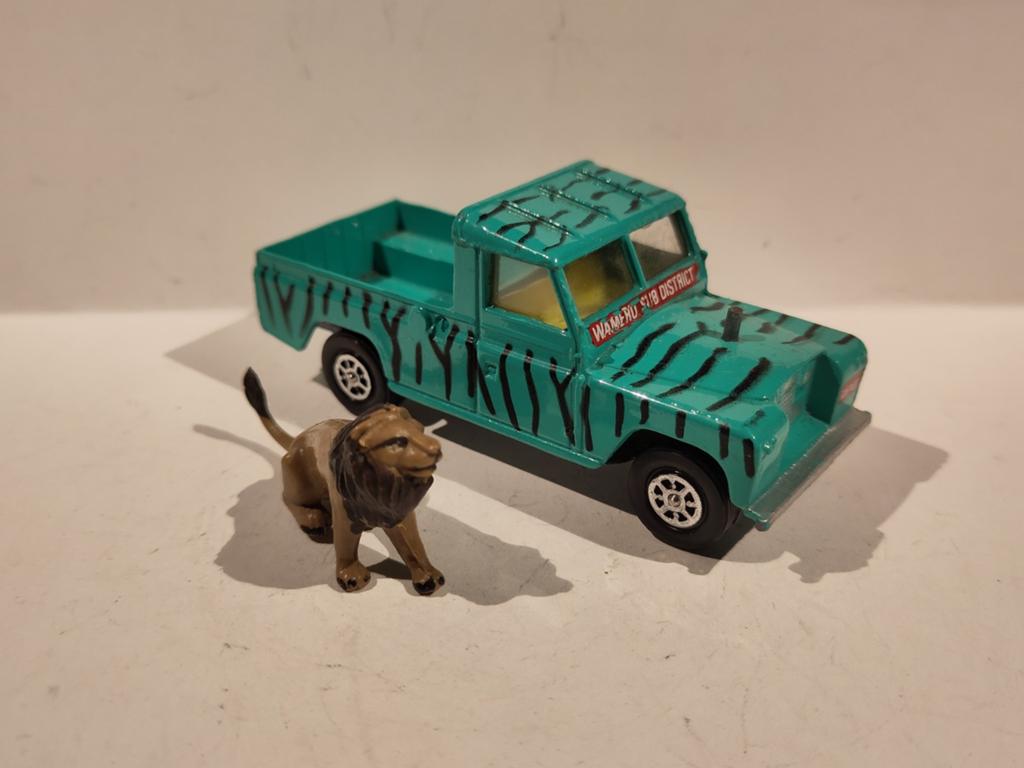 Corgi Toys GS 7 Land Rover Series 2 Daktari + Leeuw Whizzwhe, Ophalen of Verzenden