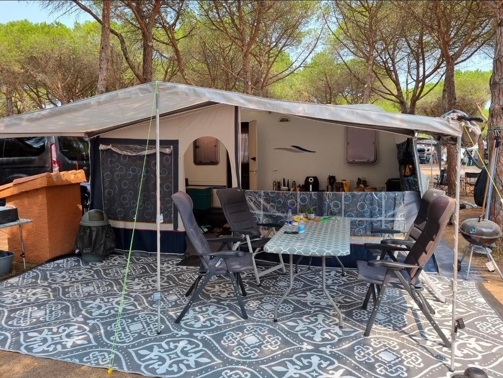 Voortent inclusief luifel mt. 12, Caravans en Kamperen, Ophalen, Gebruikt