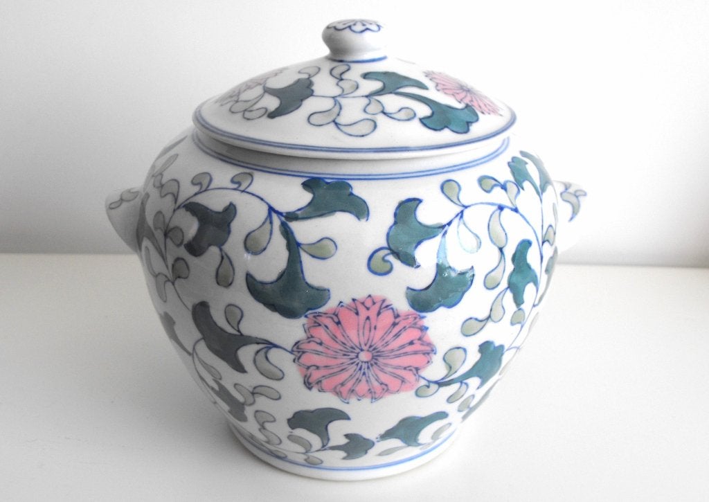 Chinese opbergpot izgs, Meerkleurig, Overige stijlen, Ophalen of Verzenden, Zo goed als nieuw