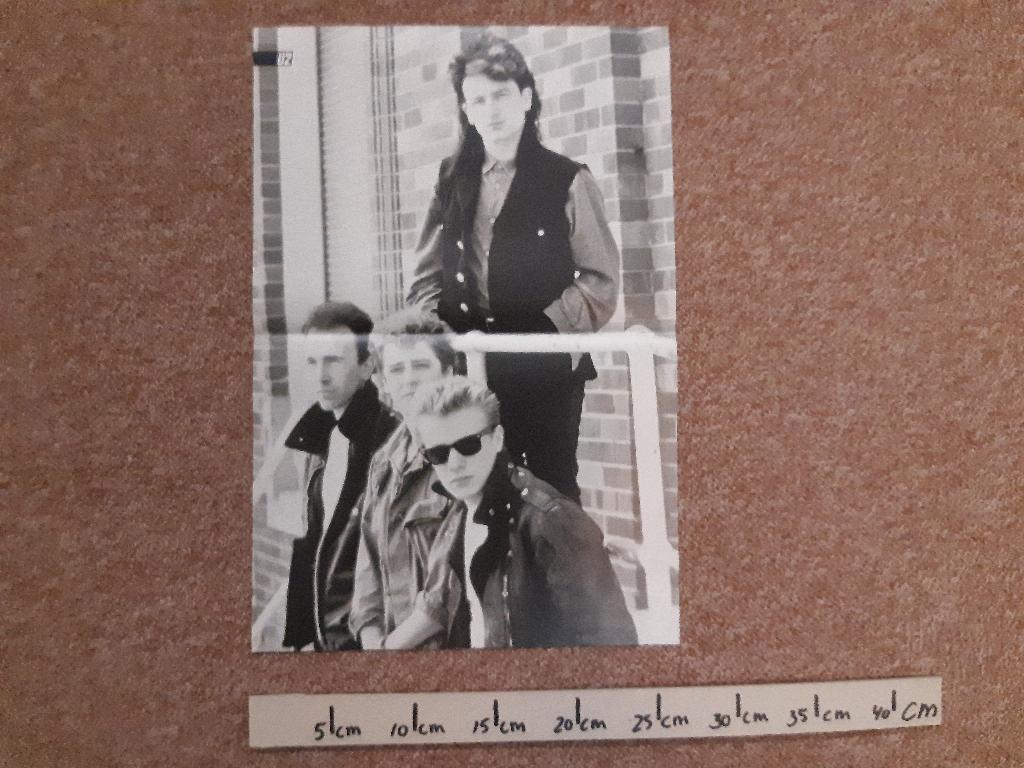 Poster U2 Maat A3 27x39 cm Wham!, Verzamelen, Posters, Rechthoekig Staand, Ophalen of Verzenden, Zo goed als nieuw, A1 t/m A3