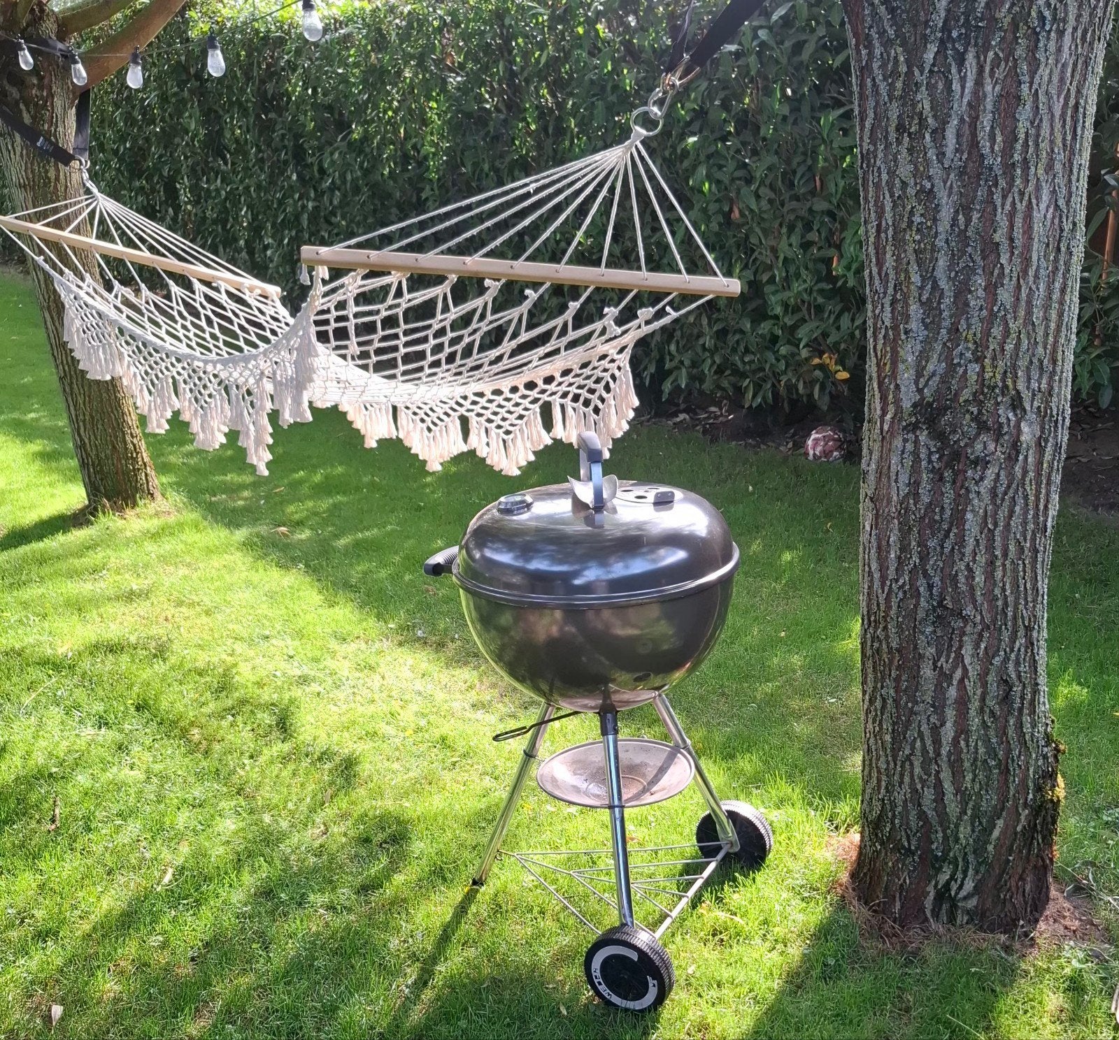 Weber barbecue ø47cm smoke grey, Tuin en Terras, Ophalen of Verzenden, Gebruikt, Weber