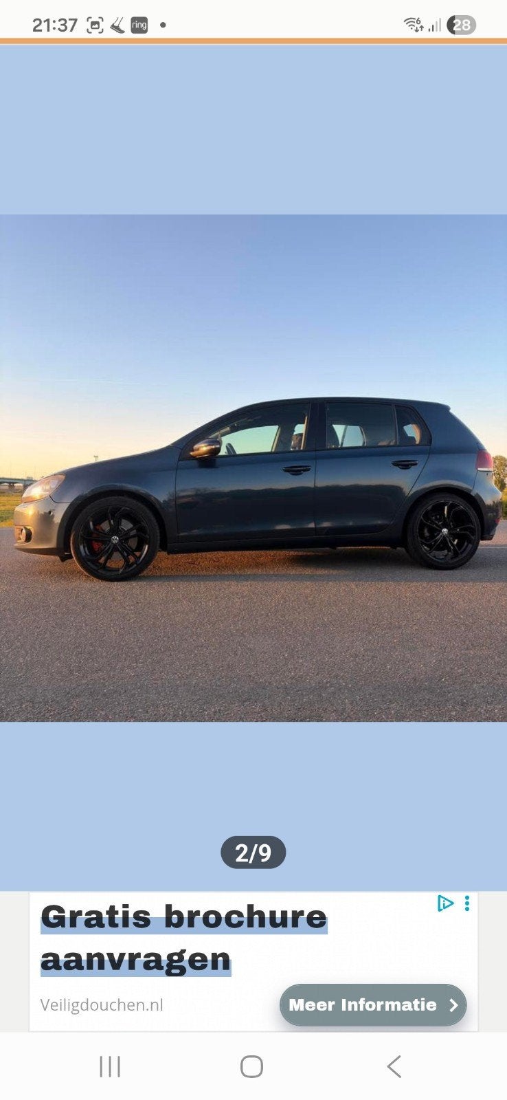 golf 6 1.4  TSI  GTI uitvoering zie tekst., Auto-onderdelen, Verzenden, Nieuw, Volkswagen