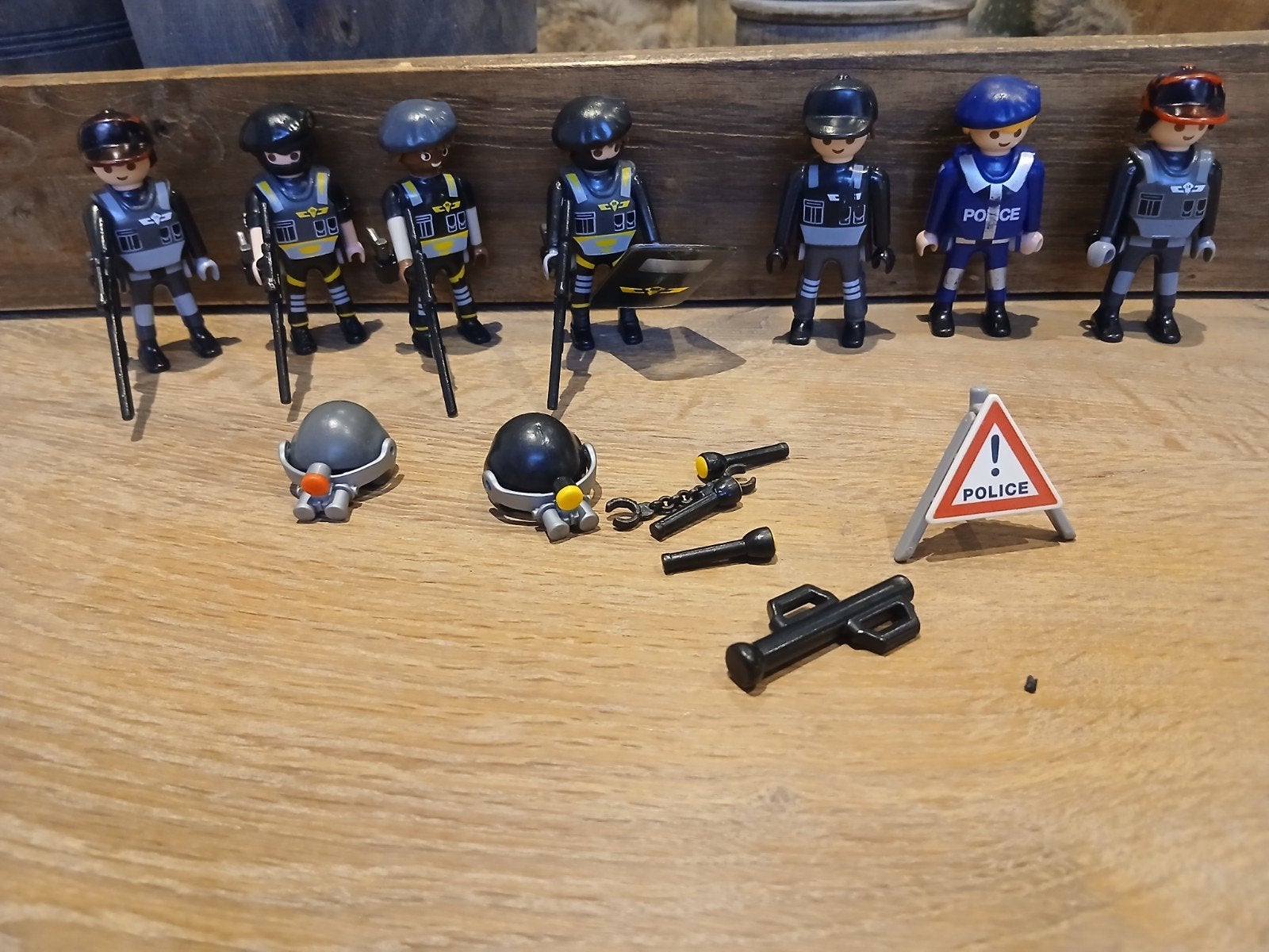 Playmobil Politie Poppetjes en Accessoires - 7 Stuks, Ophalen of Verzenden, Gebruikt