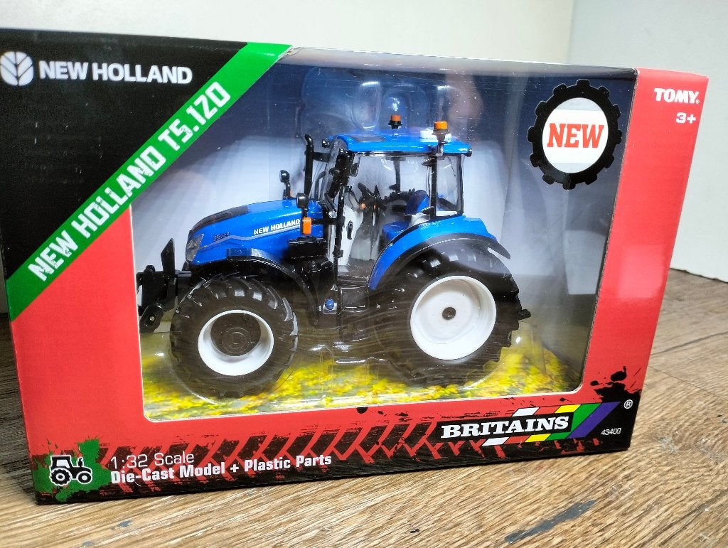Te koop Britains New Holland T5.120 ., Ophalen of Verzenden, Nieuw, Tractor of Landbouw, Britains