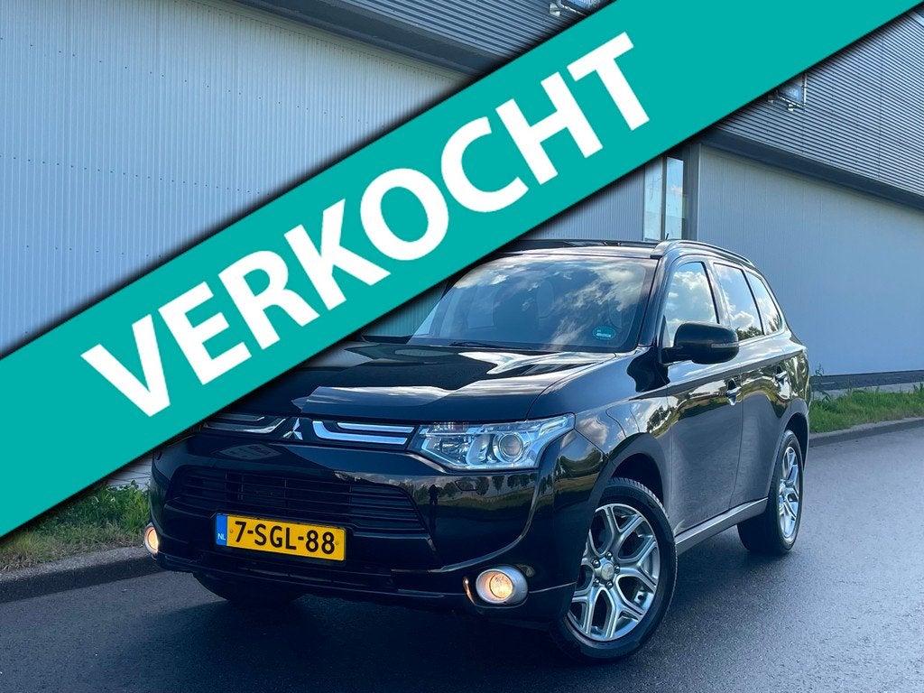 Mitsubishi Outlander 2.0 Intense+ 7 Zitter Automaat, Auto's, 15 km/l, Zwart, 4 cilinders, 150 pk