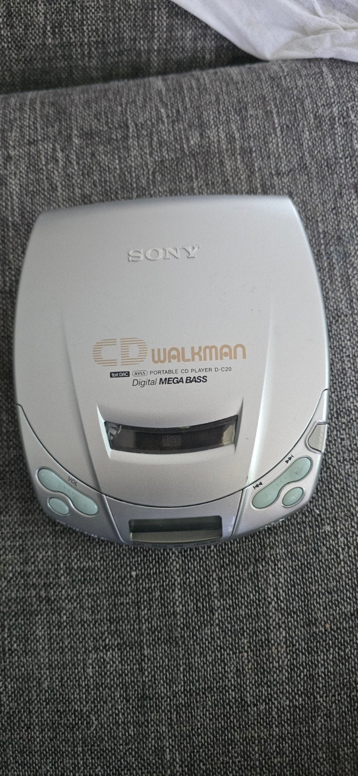 Sony CD Walkman D-C20 Portable CD-speler, Ophalen of Verzenden