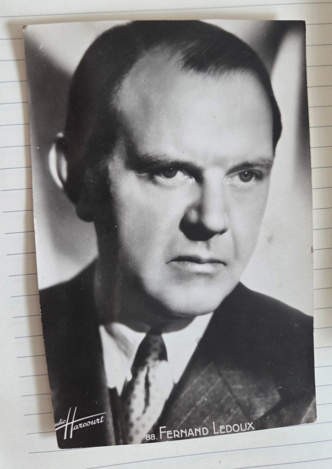 Fernand Ledoux - Studio Harcourt, Verzenden, 1920 tot 1940, Ongelopen, Sterren en Beroemdheden