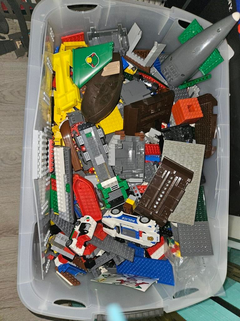 Grote partij LEGO stenen met instructies en onderdelen, Kinderen en Baby's, Speelgoed | Duplo en Lego, Ophalen, Lego, Inclusief extra onderdelen