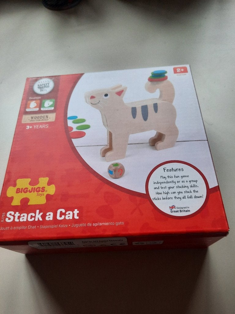 Houten speelgoed ,de kat, Ophalen, Zo goed als nieuw, Overige typen