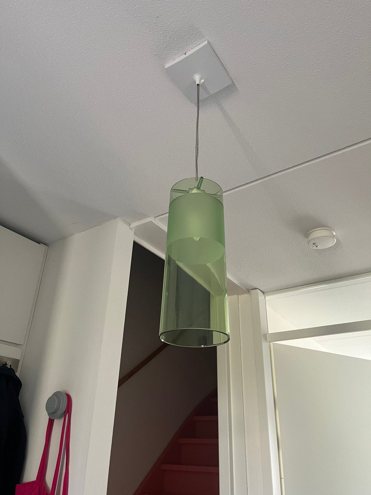 Kartell hanglamp Easy - transparant groen, Ophalen of Verzenden, Zo goed als nieuw, Kunststof, E14 (klein)