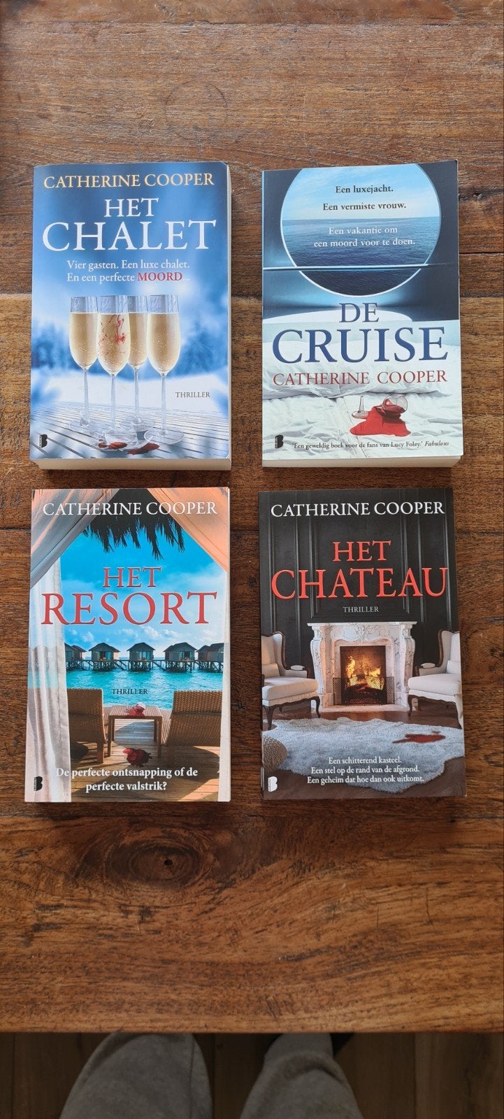 4 literaire thrillers van Catherine Cooper, Ophalen of Verzenden, Gelezen, Catherine Cooper