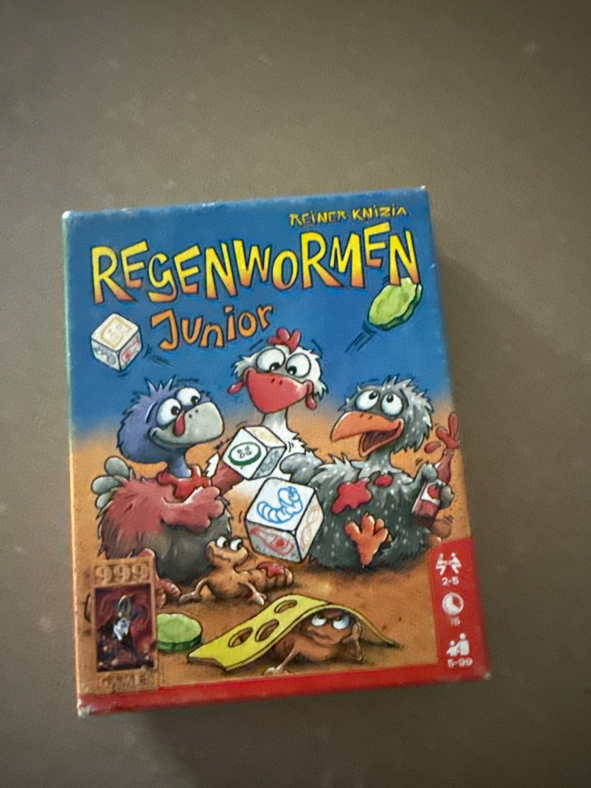 Regenwormen Junior, Phase 10 en Qwinto bordspellen, Hobby en Vrije tijd, Een of twee spelers, Ophalen of Verzenden, Gebruikt