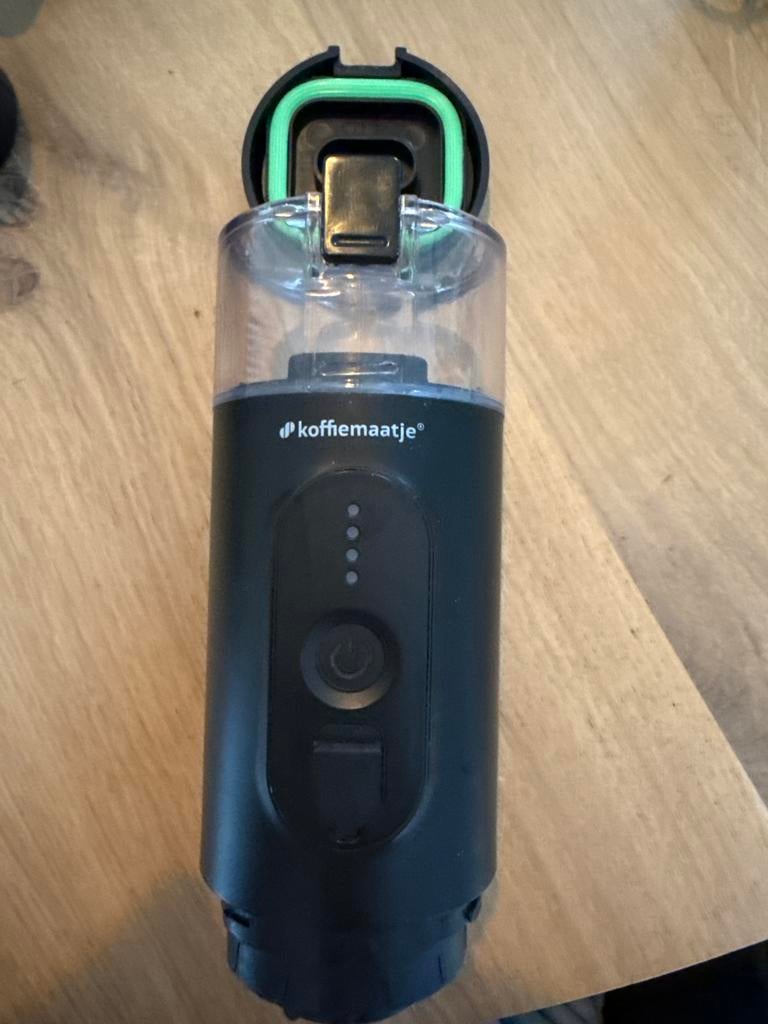 Koffiemaatje XL - draagbaar Nespresso apparaat, Gemalen koffie, Ophalen of Verzenden, Zo goed als nieuw, 1 kopje