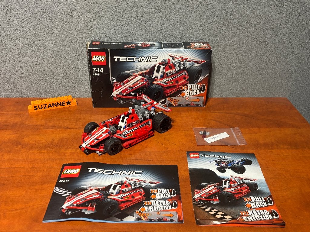 Lego 42011 - Technic - Race Car, Lego, Ophalen of Verzenden, Zo goed als nieuw, Technic