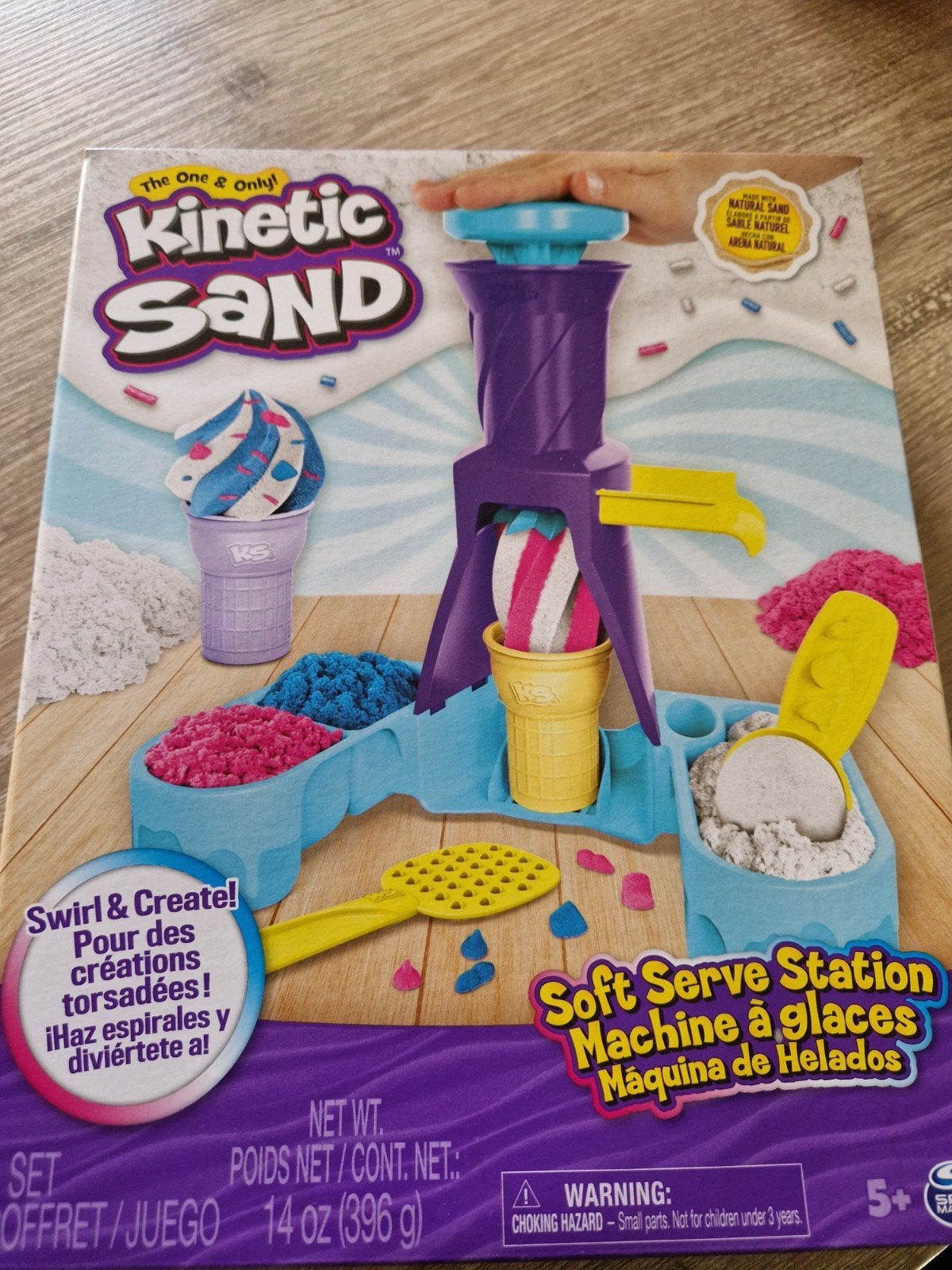 Kinetic Sand Soft Serve Station met klei, Ophalen, Zo goed als nieuw, Knutselen