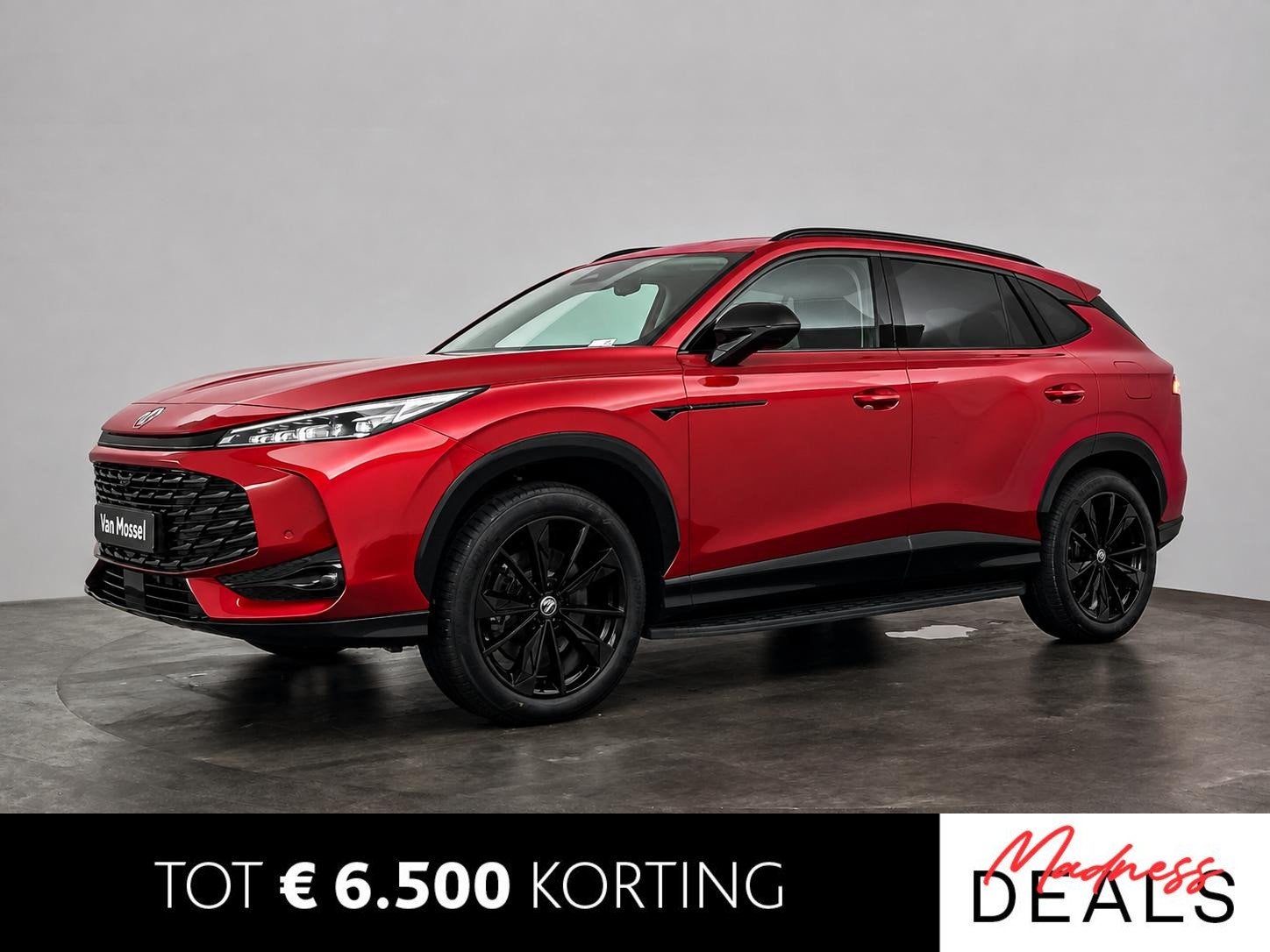 MG HS 1.5T PHEV Luxury Black Edition | 360 Camera | LED | St, Auto's, Verwarmde buitenspiegels, 4 cilinders, Wit, Nieuw