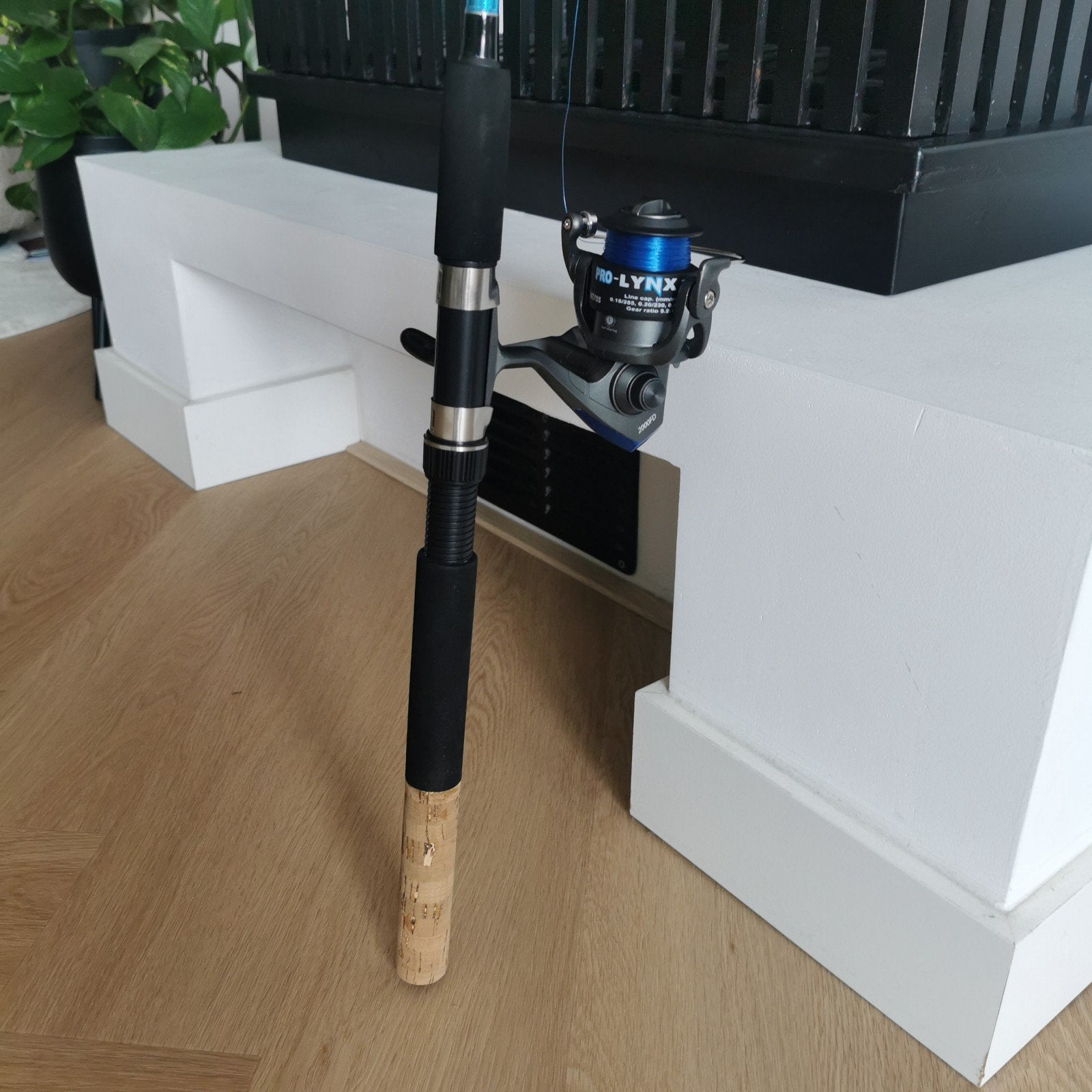 Mooie 210 spinning lynx vis hengel heel sterk, Ophalen