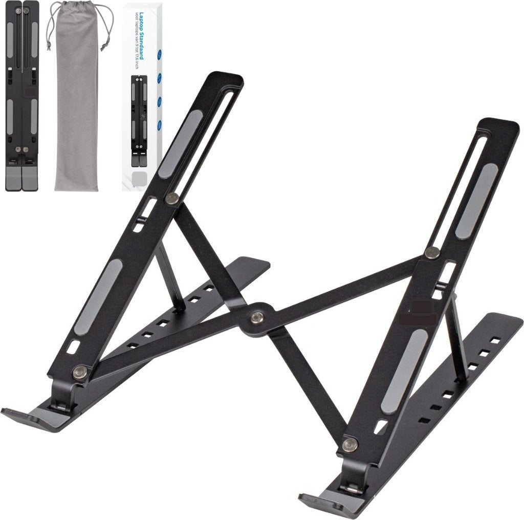 Laptop Stand - Verstelbaar – zilver, Ophalen of Verzenden, Nieuw