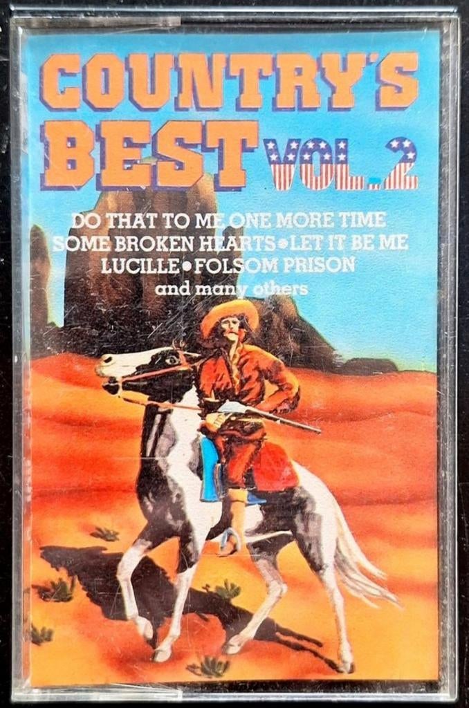 CASSETTE  VERZAMEL - Country's Best (volume 2), Ophalen of Verzenden, Gebruikt, Country en Western, 1 bandje