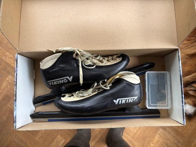 viking marathon allround noren maat 42, Sport en Fitness, Schaatsen, Viking, Ophalen of Verzenden, Zo goed als nieuw, Noren