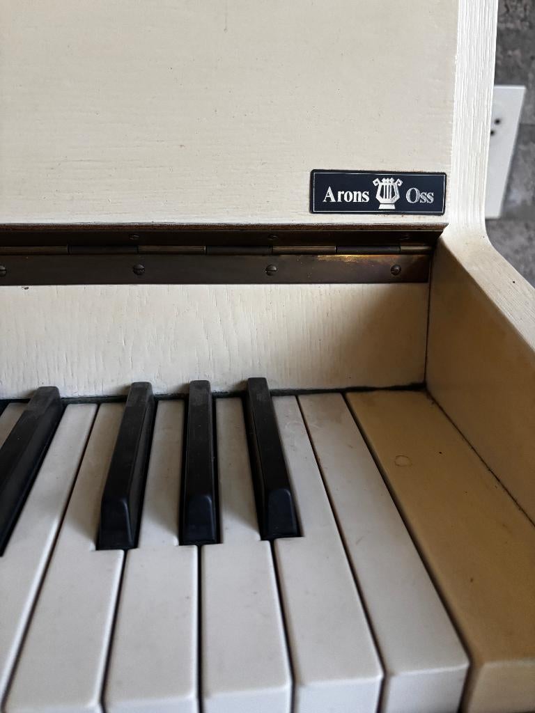 Piano Zimmerman, Ophalen, Gebruikt, Wit, Piano