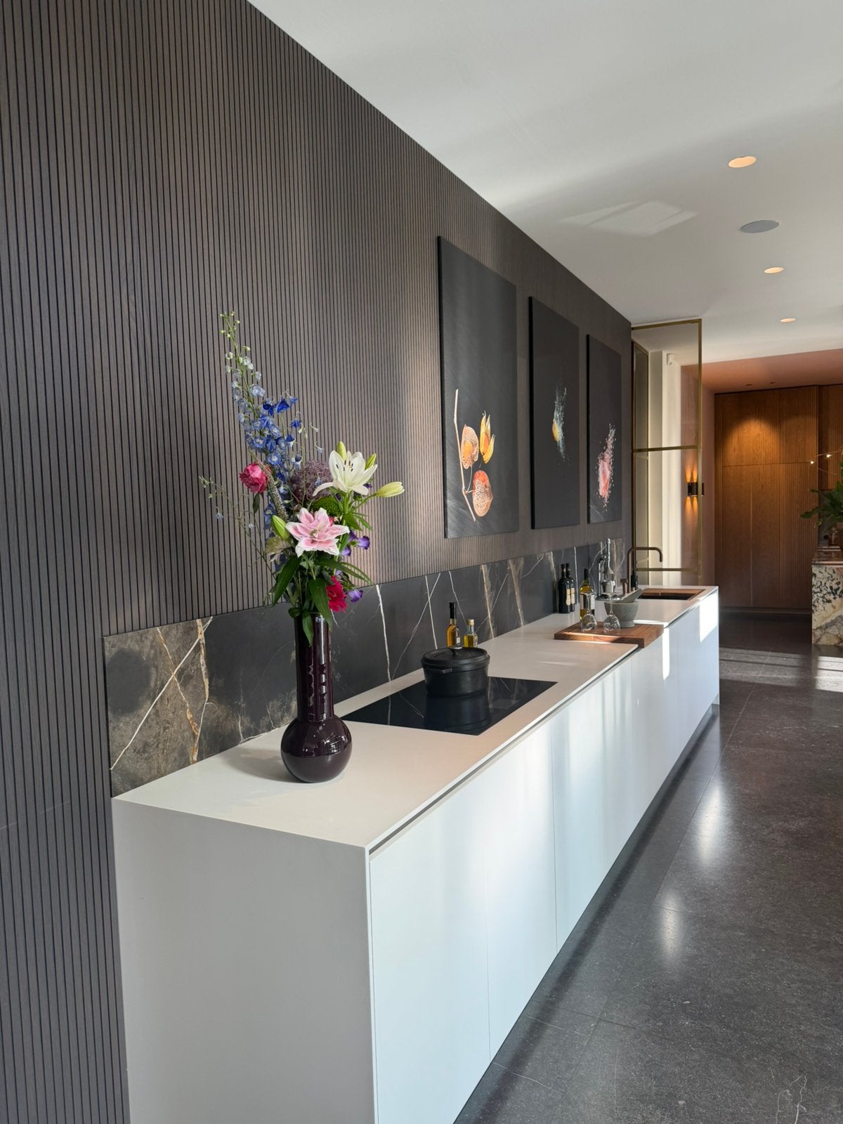 Lodder keuken | Hi-Macs | showroommodel, Huis en Inrichting, Keuken | Complete keukens, Ophalen, Overige materialen, Wit, Nieuw