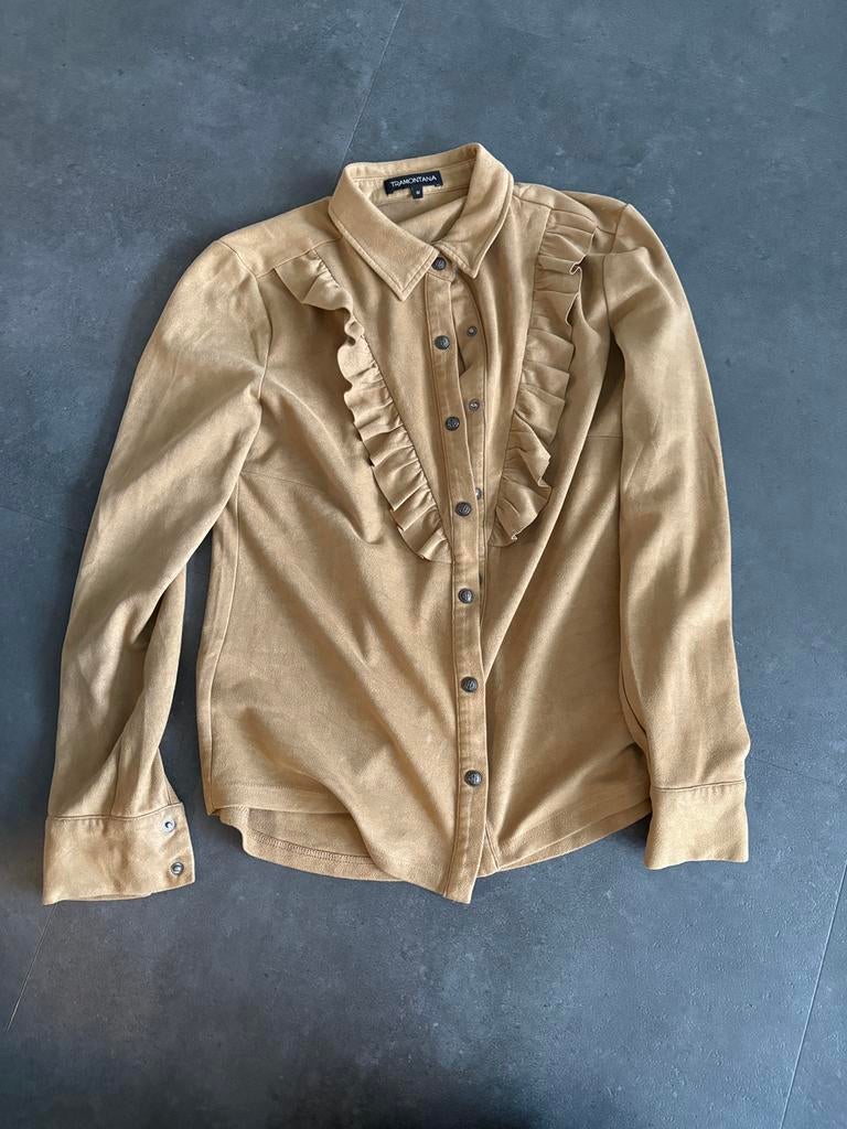 Blouse van Tramontana, Kleding | Dames, Blouses en Tunieken, Ophalen of Verzenden, Zo goed als nieuw, Maat 38/40 (M), Bruin