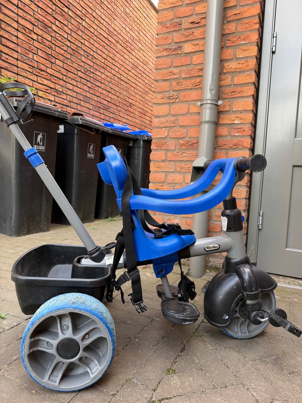 Little Tikes driewieler met duwstang, Ophalen, Gebruikt