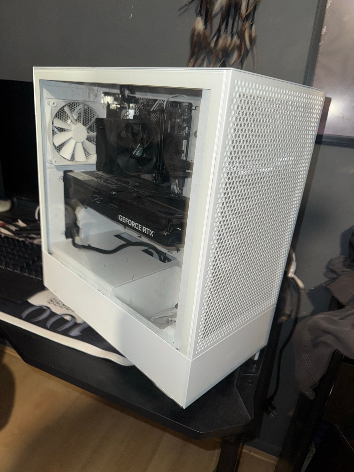 Gaming PC met GeForce RTX - Wit, Computers en Software, Desktop Pc's, Ophalen, 8 GB, Zo goed als nieuw, Gaming