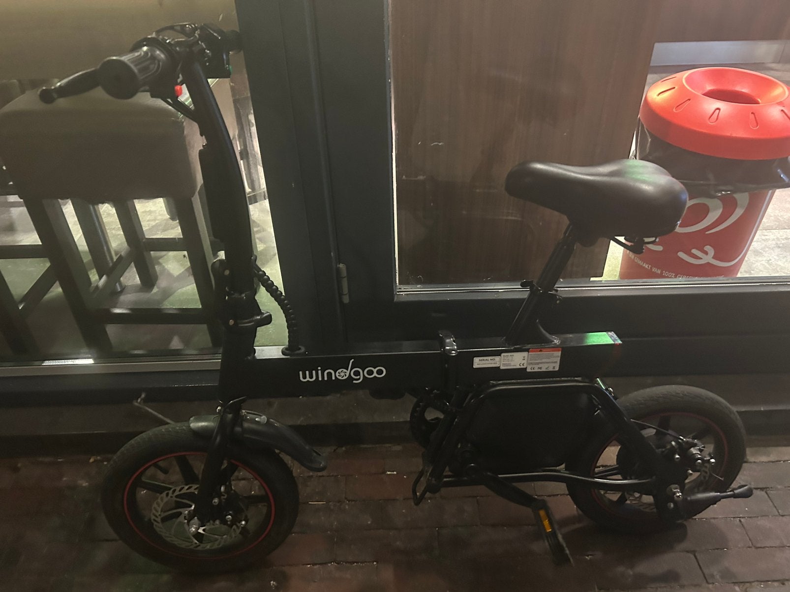 Windgoo B20, Fietsen en Brommers, Minder dan 30 km per accu, Zo goed als nieuw, Minder dan 47 cm, Ophalen