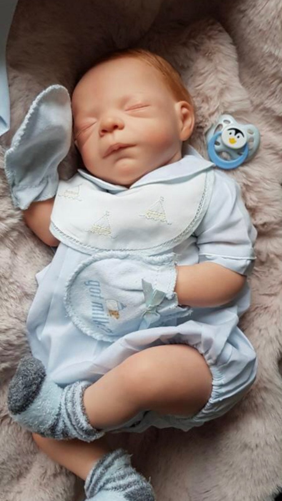 Reborn Milou van Evelina Wosnjuk, Verzamelen, Poppen, Ophalen of Verzenden, Zo goed als nieuw