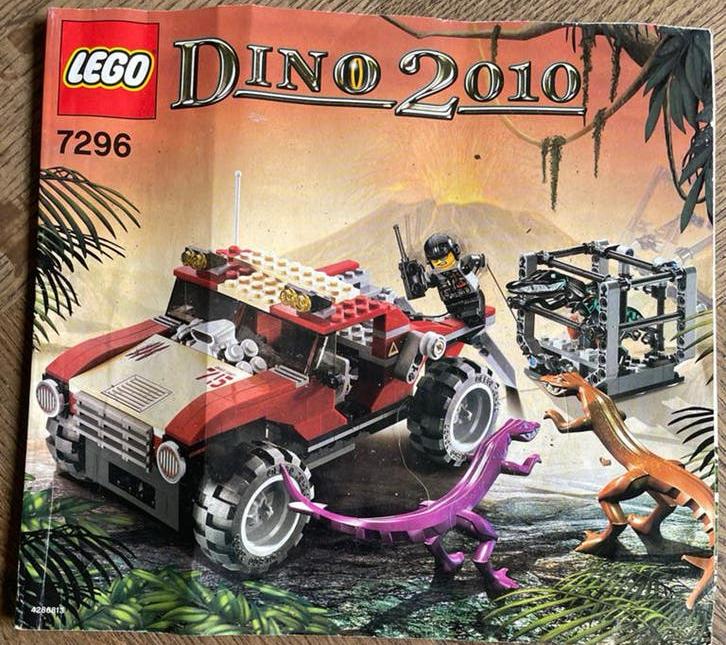 Lego Dino 2010 7296: Dinosaurus Aanval, Gebruikt, Overige thema's, Lego, Ophalen of Verzenden