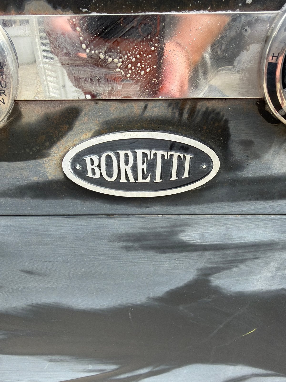 Boretti gasbarbecue met zijbrander, Tuin en Terras, Ophalen, Gebruikt