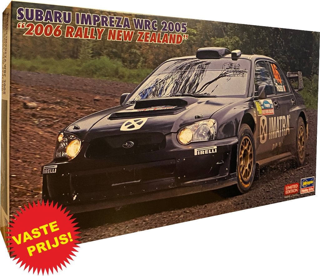 Subaru Impreza WRC (Valentino Rossi) (Hasegawa 20506) 1/24, Overige merken, Auto, Groter dan 1:32, Nieuw